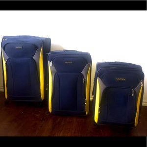Nautica 3 piece luggage set